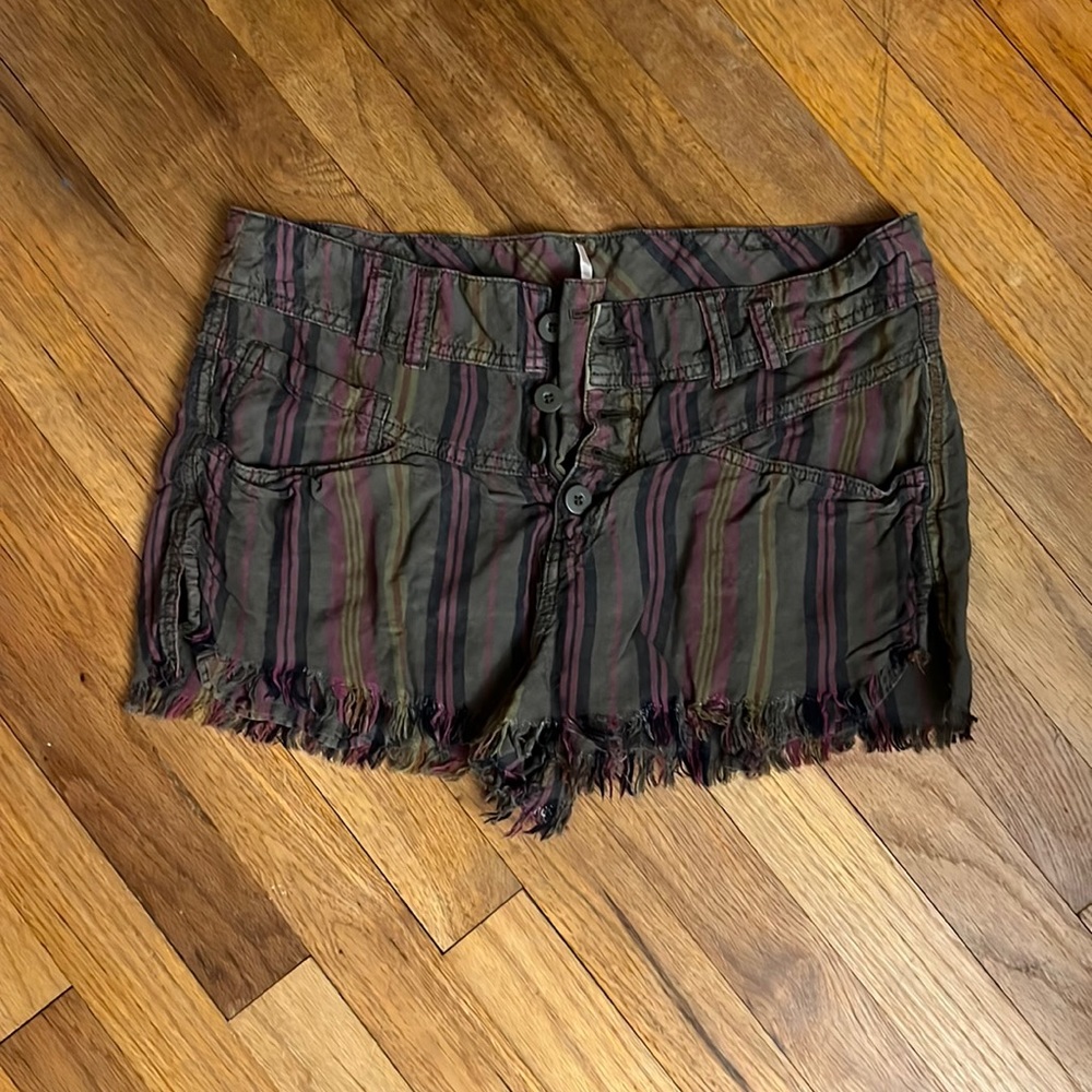 Striped Free People Shorts